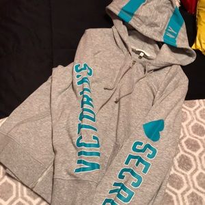 Victoria secret XL zip up sweater
